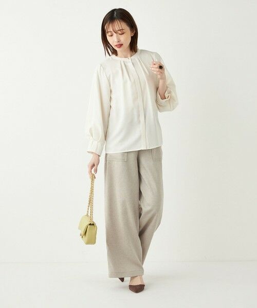 SHIPS / シップス シャツ・ブラウス | 《予約》SHIPS Colors:〈洗濯機可能〉ジョーゼット タックスリーブ ブラウス2◆ | 詳細10