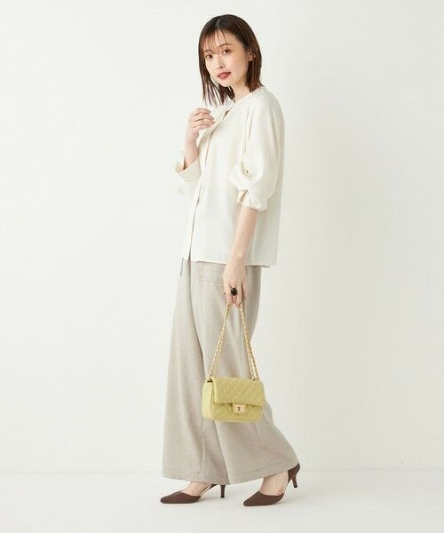 SHIPS / シップス シャツ・ブラウス | SHIPS Colors:〈洗濯機可能〉ジョーゼット タックスリーブ ブラウス 2◇ | 詳細8