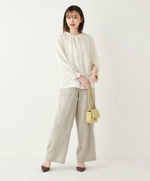 SHIPS / シップス シャツ・ブラウス | SHIPS Colors:〈洗濯機可能〉ジョーゼット タックスリーブ ブラウス 2◇ | 詳細9