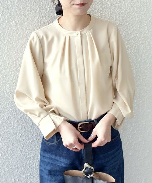 SHIPS / シップス シャツ・ブラウス | SHIPS Colors:〈洗濯機可能〉ジョーゼット タックスリーブ ブラウス 2◇ | 詳細22