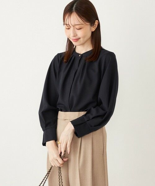 SHIPS / シップス シャツ・ブラウス | 《予約》SHIPS Colors:〈洗濯機可能〉ジョーゼット タックスリーブ ブラウス2◆ | 詳細22