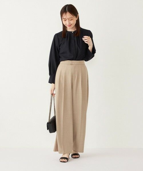 SHIPS / シップス シャツ・ブラウス | 《予約》SHIPS Colors:〈洗濯機可能〉ジョーゼット タックスリーブ ブラウス2◆ | 詳細24