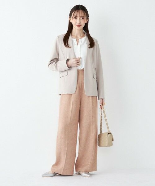 SHIPS / シップス シャツ・ブラウス | 《予約》SHIPS Colors:〈手洗い可能〉2WAY ノーカラー ブラウス◆ | 詳細15