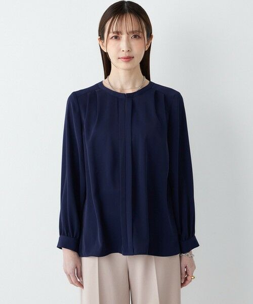 SHIPS / シップス シャツ・ブラウス | 《予約》SHIPS Colors:〈手洗い可能〉2WAY ノーカラー ブラウス◆ | 詳細28