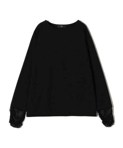 SHIPS / シップス Tシャツ | 《予約》SHIPS Colors:〈手洗い可能〉レース 切替スリーブ カットソー◆ | 詳細11