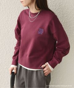 SHIPS / シップス スウェット | SHIPS Colors:The Met コラボ エンブロイダリー ボクシー スウェット ２