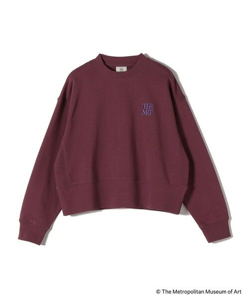 SHIPS / シップス スウェット | SHIPS Colors:The Met コラボ エンブロイダリー ボクシー スウェット ２ | 詳細9
