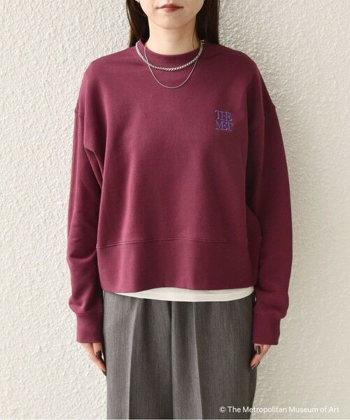SHIPS / シップス スウェット | SHIPS Colors:The Met コラボ エンブロイダリー ボクシー スウェット ２ | 詳細11