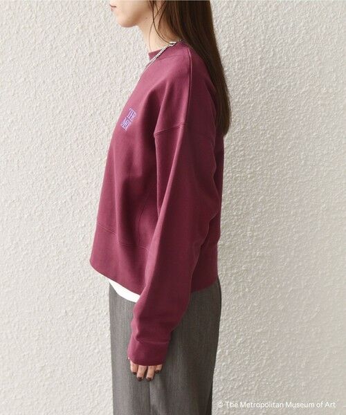 SHIPS / シップス スウェット | SHIPS Colors:The Met コラボ エンブロイダリー ボクシー スウェット ２ | 詳細12
