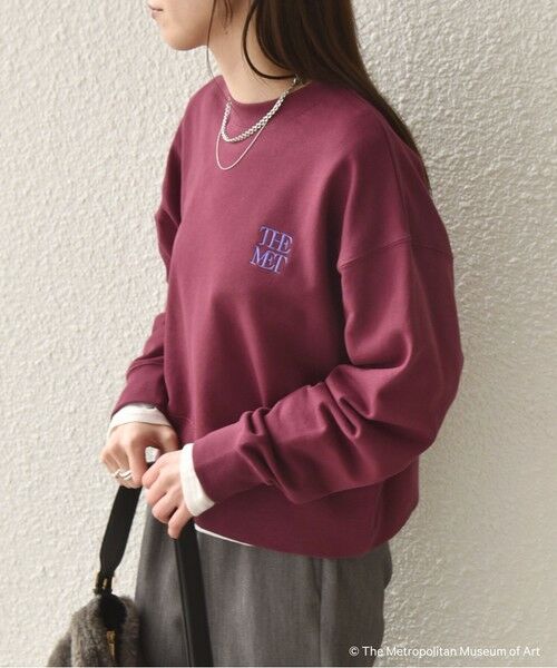 SHIPS / シップス スウェット | SHIPS Colors:The Met コラボ エンブロイダリー ボクシー スウェット ２ | 詳細16