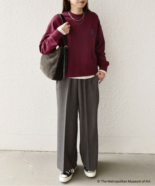 SHIPS / シップス スウェット | SHIPS Colors:The Met コラボ エンブロイダリー ボクシー スウェット ２ | 詳細20