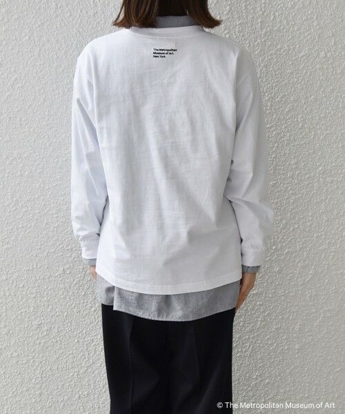 SHIPS / シップス カットソー（半袖以外） | SHIPS Colors:The Met コラボ フロッキー ロゴ Tシャツ 2 | 詳細5