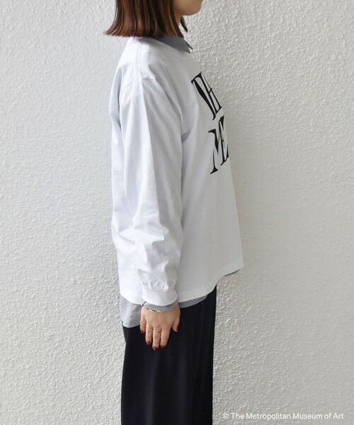 SHIPS / シップス カットソー（半袖以外） | SHIPS Colors:The Met コラボ フロッキー ロゴ Tシャツ 2 | 詳細6