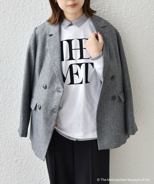 SHIPS / シップス カットソー（半袖以外） | SHIPS Colors:The Met コラボ フロッキー ロゴ Tシャツ 2 | 詳細8