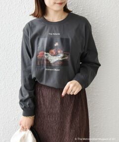 SHIPS / シップス カットソー（半袖以外） | SHIPS Colors:The Met コラボ マネ アート Ｔシャツ