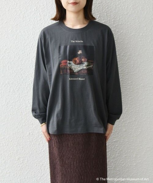 SHIPS / シップス カットソー（半袖以外） | SHIPS Colors:The Met コラボ マネ アート Ｔシャツ | 詳細11