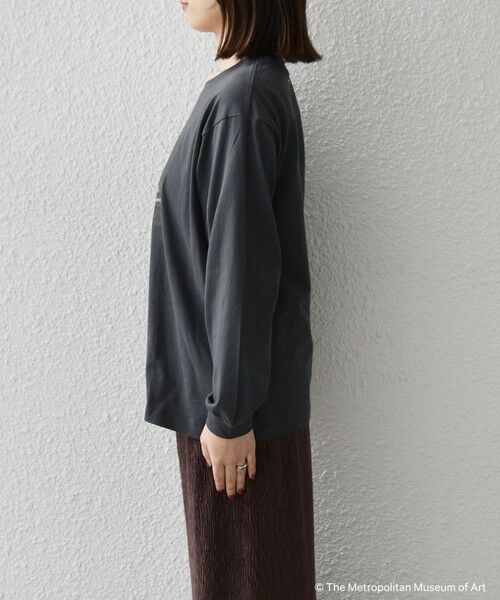 SHIPS / シップス カットソー（半袖以外） | SHIPS Colors:The Met コラボ マネ アート Ｔシャツ | 詳細12