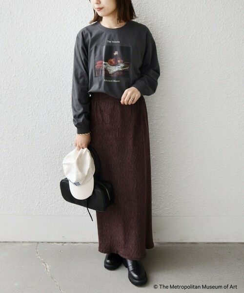 SHIPS / シップス カットソー（半袖以外） | SHIPS Colors:The Met コラボ マネ アート Ｔシャツ | 詳細18