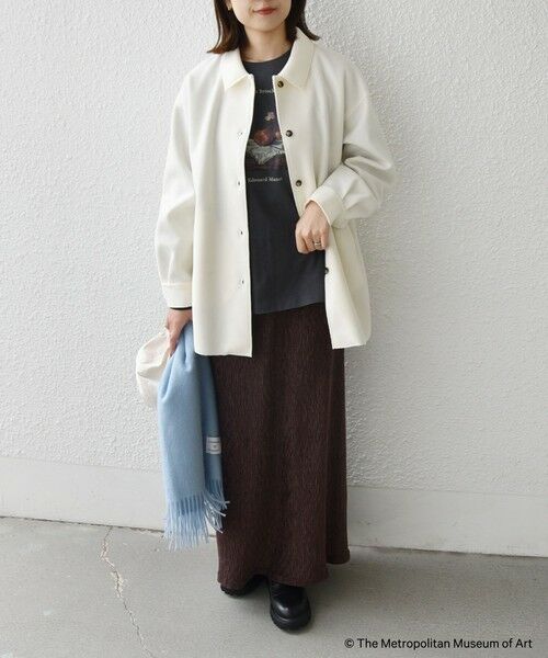 SHIPS / シップス カットソー（半袖以外） | SHIPS Colors:The Met コラボ マネ アート Ｔシャツ | 詳細21