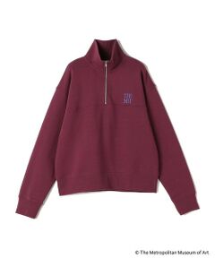 SHIPS / シップス スウェット | SHIPS Colors:The Met コラボ エンブロイダリー ハーフ ジップ スウェット