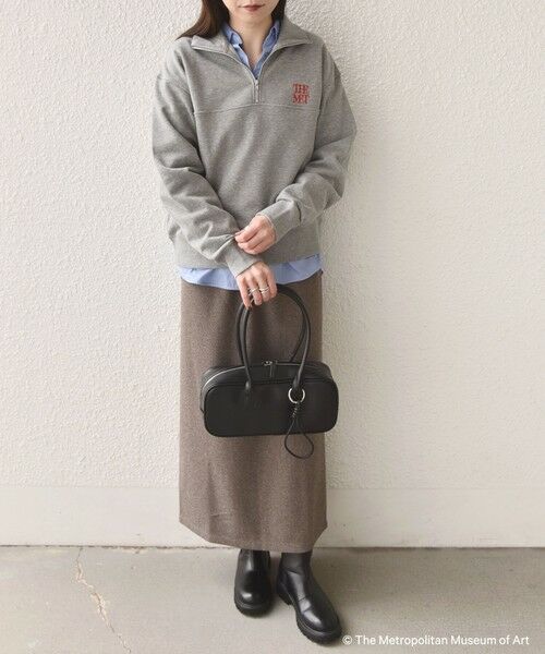 SHIPS / シップス スウェット | SHIPS Colors:The Met コラボ エンブロイダリー ハーフ ジップ スウェット | 詳細12