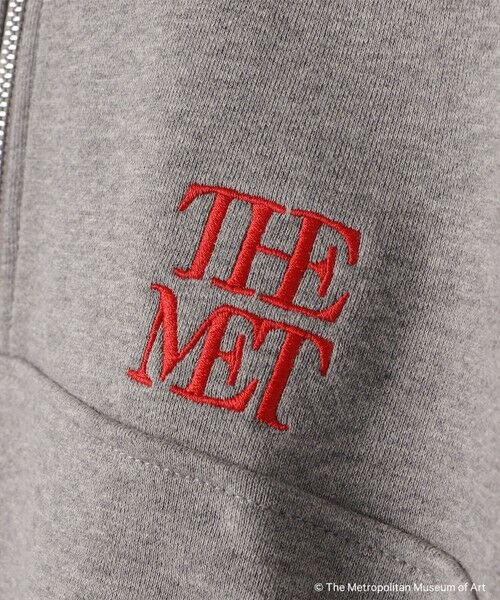 SHIPS / シップス スウェット | SHIPS Colors:The Met コラボ エンブロイダリー ハーフ ジップ スウェット | 詳細2