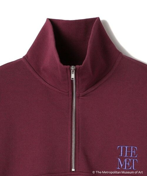SHIPS / シップス スウェット | SHIPS Colors:The Met コラボ エンブロイダリー ハーフ ジップ スウェット | 詳細15