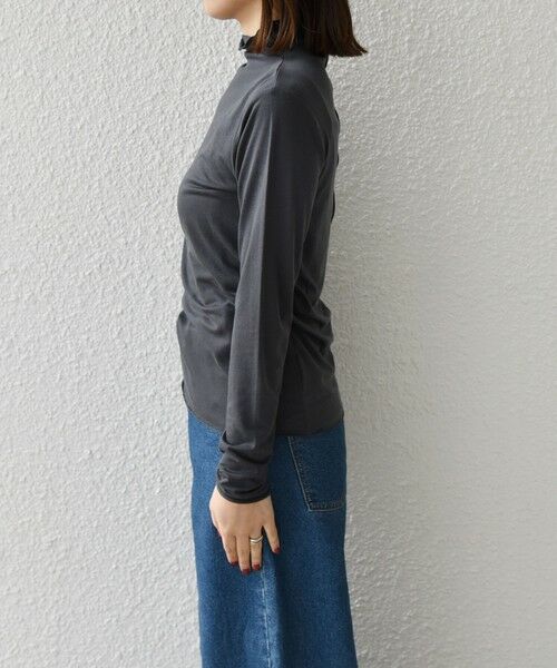 SHIPS / シップス カットソー（半袖以外） | SHIPS Colors:〈手洗い可能〉セルロース ウール タートルネック インナー | 詳細11