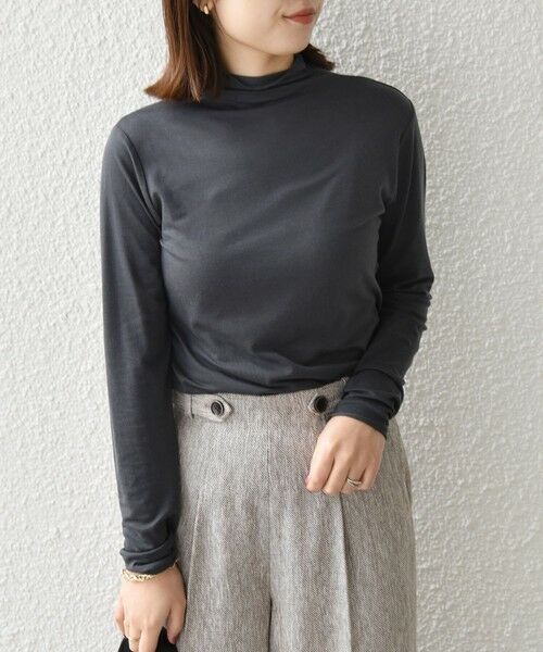 SHIPS / シップス カットソー（半袖以外） | SHIPS Colors:〈手洗い可能〉セルロース ウール タートルネック インナー | 詳細14