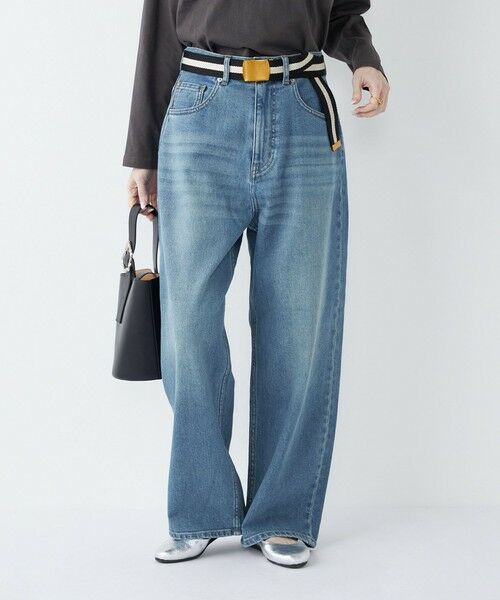 SHIPS / シップス デニムパンツ | 《予約》SHIPS Colors:〈洗濯機可能〉アマヨリ ワイド ルーズ デニム◆ | 詳細12