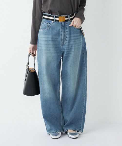 SHIPS / シップス デニムパンツ | 《予約》SHIPS Colors:〈洗濯機可能〉アマヨリ ワイド ルーズ デニム◆ | 詳細13