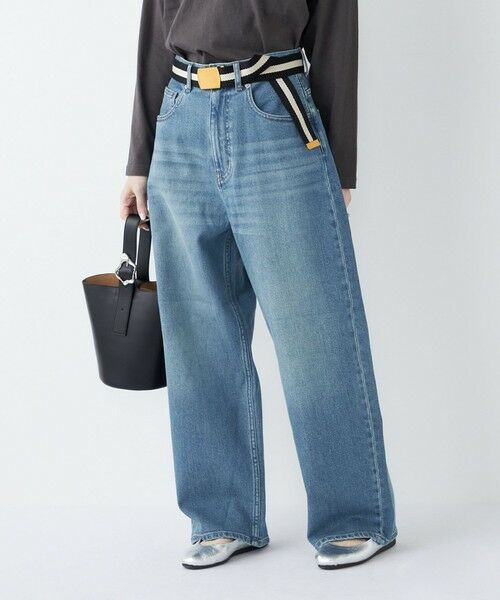 SHIPS / シップス デニムパンツ | 《予約》SHIPS Colors:〈洗濯機可能〉アマヨリ ワイド ルーズ デニム◆ | 詳細14