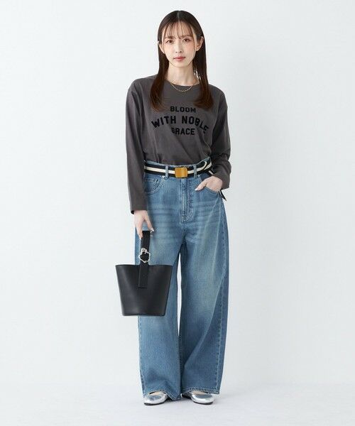 SHIPS / シップス デニムパンツ | 《予約》SHIPS Colors:〈洗濯機可能〉アマヨリ ワイド ルーズ デニム◆ | 詳細16