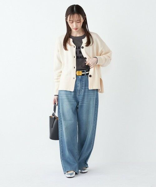 SHIPS / シップス デニムパンツ | 《予約》SHIPS Colors:〈洗濯機可能〉アマヨリ ワイド ルーズ デニム◆ | 詳細19