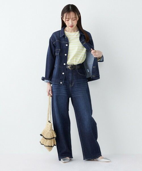 SHIPS / シップス デニムパンツ | 《予約》SHIPS Colors:〈洗濯機可能〉アマヨリ ワイド ルーズ デニム◆ | 詳細26