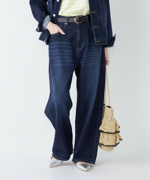 SHIPS / シップス デニムパンツ | 《予約》SHIPS Colors:〈洗濯機可能〉アマヨリ ワイド ルーズ デニム◆ | 詳細27