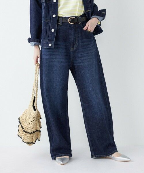SHIPS / シップス デニムパンツ | 《予約》SHIPS Colors:〈洗濯機可能〉アマヨリ ワイド ルーズ デニム◆ | 詳細28