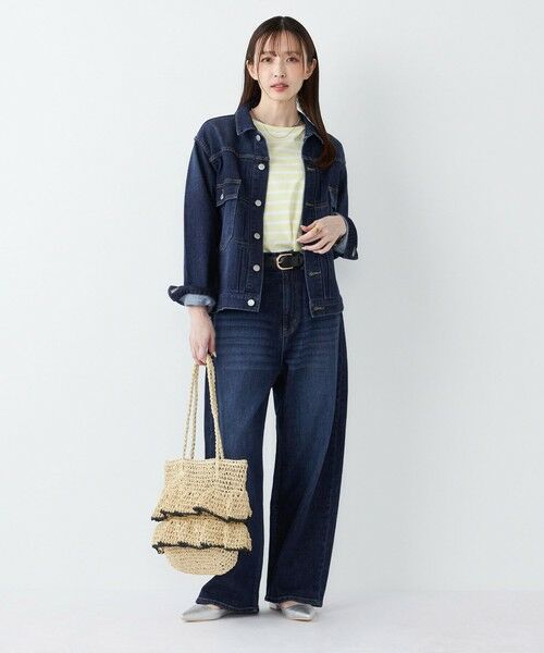 SHIPS / シップス デニムパンツ | 《予約》SHIPS Colors:〈洗濯機可能〉アマヨリ ワイド ルーズ デニム◆ | 詳細30