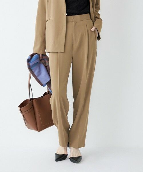 SHIPS / シップス スラックス・ドレスパンツ | 《予約》SHIPS Colors:〈手洗い可能〉2WAYストレッチ テーパード パンツ◆（ベージュ）