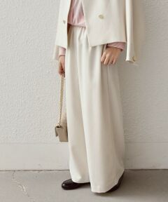 SHIPS / シップス その他パンツ | 《予約》SHIPS Colors:〈手洗い可能〉ポリエステル/リネン スラブ ワイド パンツ◆