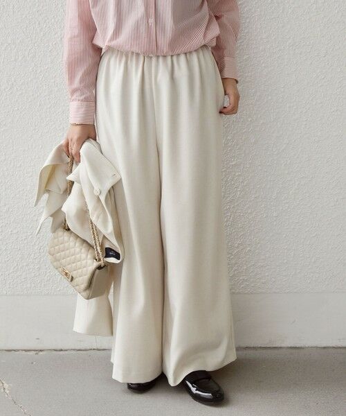 SHIPS / シップス その他パンツ | 《予約》SHIPS Colors:〈手洗い可能〉ポリエステル/リネン スラブ ワイド パンツ◆ | 詳細7