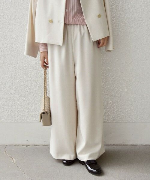 SHIPS / シップス その他パンツ | 《予約》SHIPS Colors:〈手洗い可能〉ポリエステル/リネン スラブ ワイド パンツ◆ | 詳細8