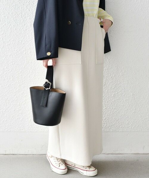 SHIPS / シップス ロング・マキシ丈スカート | 《予約》SHIPS Colors:〈手洗い可能〉リブ ダンボール タイト スカート◆ | 詳細7