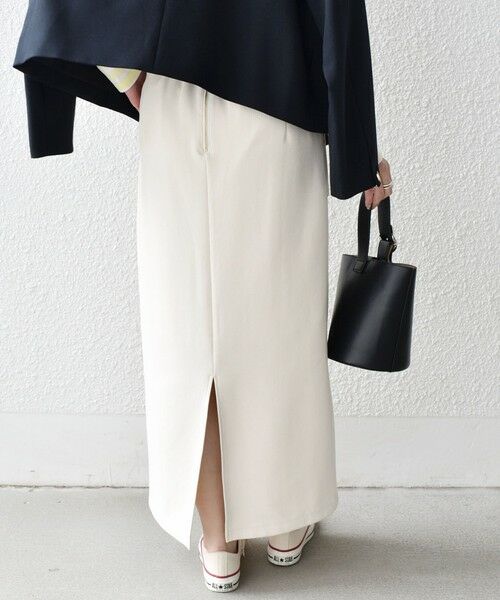 SHIPS / シップス ロング・マキシ丈スカート | 《予約》SHIPS Colors:〈手洗い可能〉リブ ダンボール タイト スカート◆ | 詳細9
