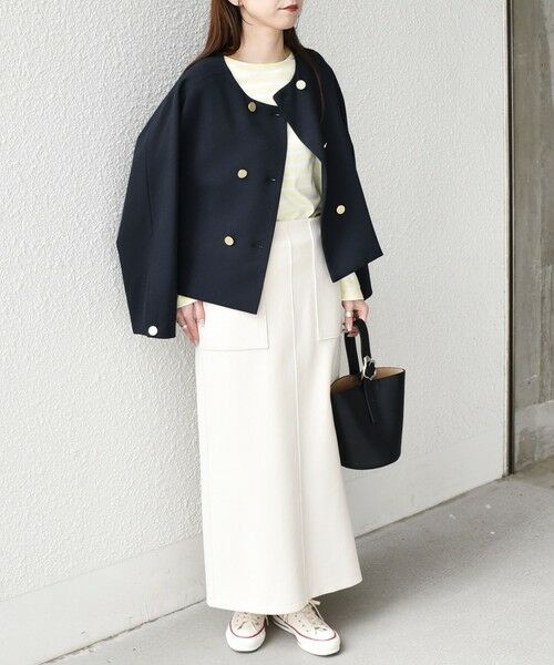 SHIPS / シップス ロング・マキシ丈スカート | 《予約》SHIPS Colors:〈手洗い可能〉リブ ダンボール タイト スカート◆ | 詳細11