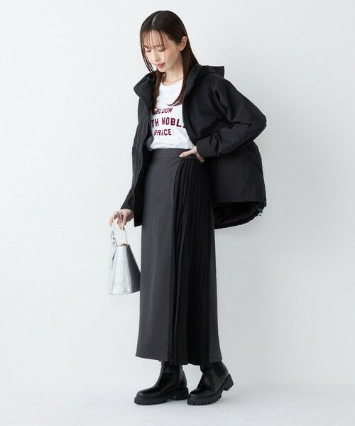 SHIPS / シップス ロング・マキシ丈スカート | SHIPS Colors:〈手洗い可能〉プリーツ コンビ スカート | 詳細9