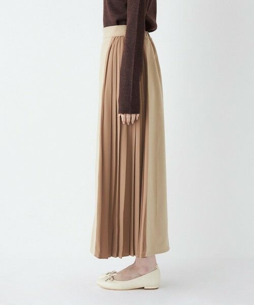 SHIPS / シップス ロング・マキシ丈スカート | SHIPS Colors:〈手洗い可能〉プリーツ コンビ スカート | 詳細21