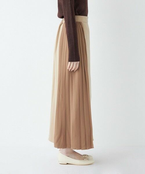 SHIPS / シップス ロング・マキシ丈スカート | SHIPS Colors:〈手洗い可能〉プリーツ コンビ スカート | 詳細23