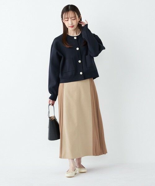 SHIPS / シップス ロング・マキシ丈スカート | SHIPS Colors:〈手洗い可能〉プリーツ コンビ スカート | 詳細24