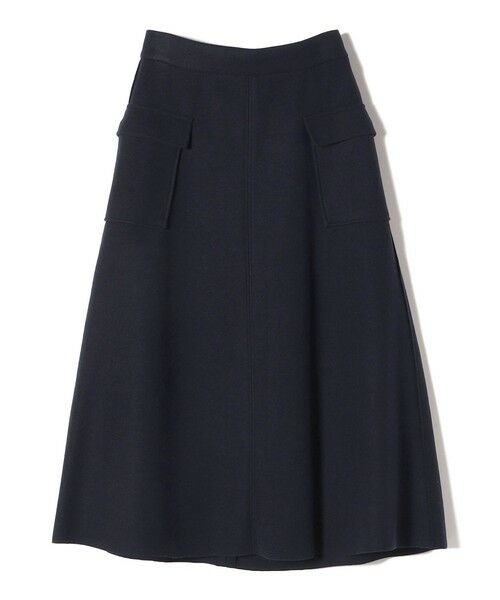 SHIPS / シップス ロング・マキシ丈スカート | 《予約》SHIPS Colors:〈手洗い可能〉ジャージーメルトン ポケット フレアスカート2 | 詳細1